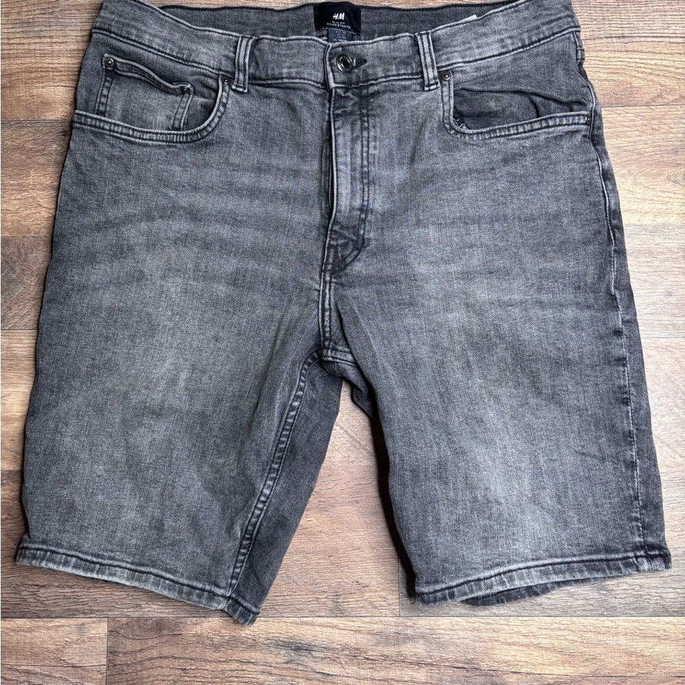 H&M Men's Charcoal Jean Shorts